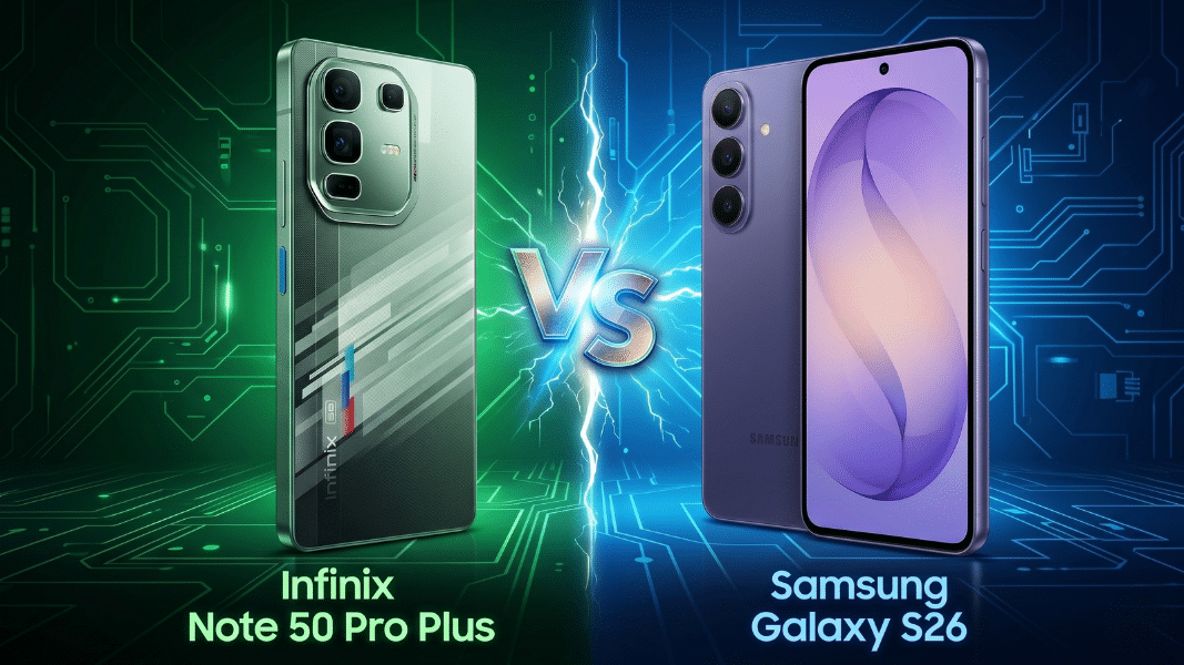 דוד מול גוליית: המלחמה בין Infinix Note 50 Pro+ לבין Samsung Galaxy S26